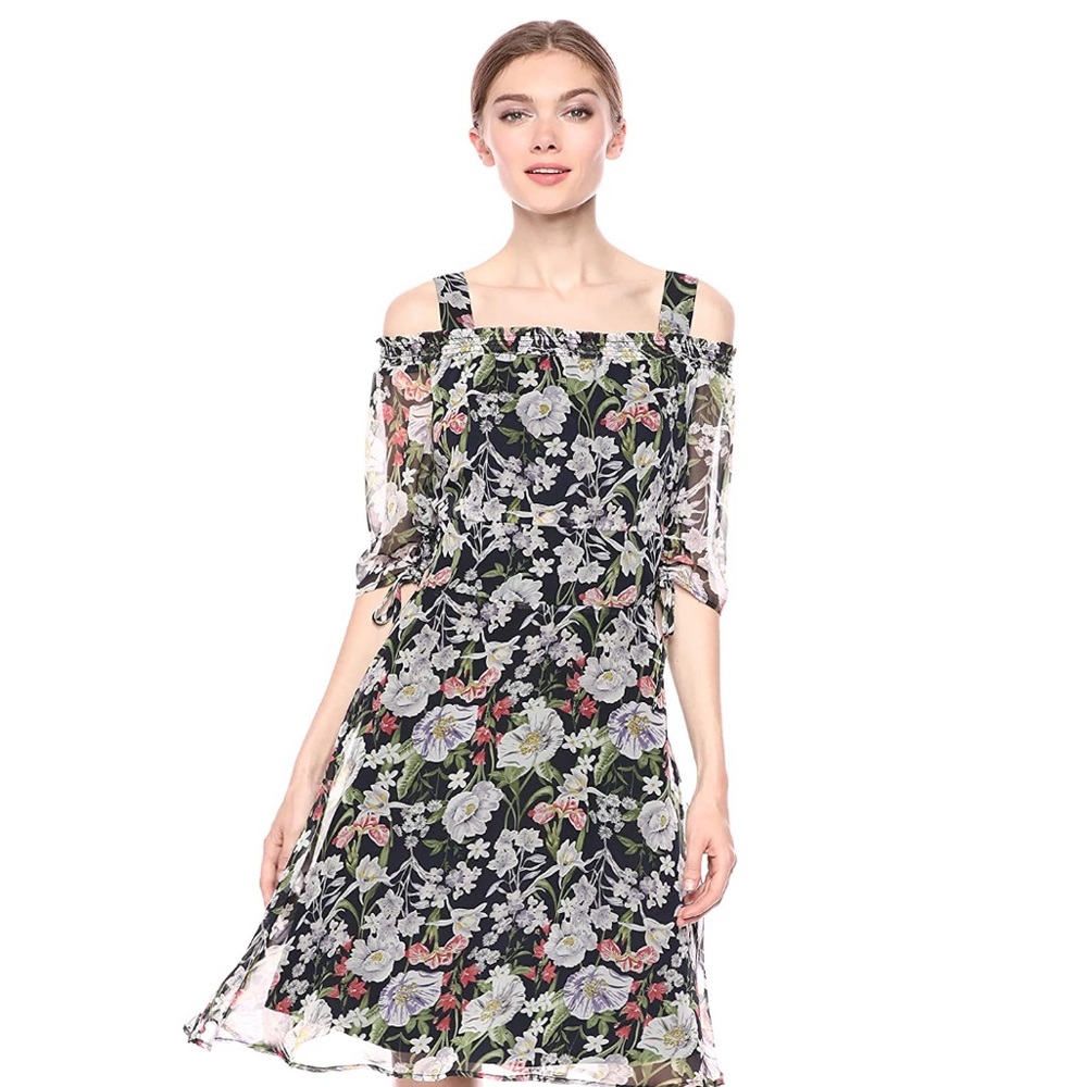 NWT Sam Edelman Floral Print A-Line Dress